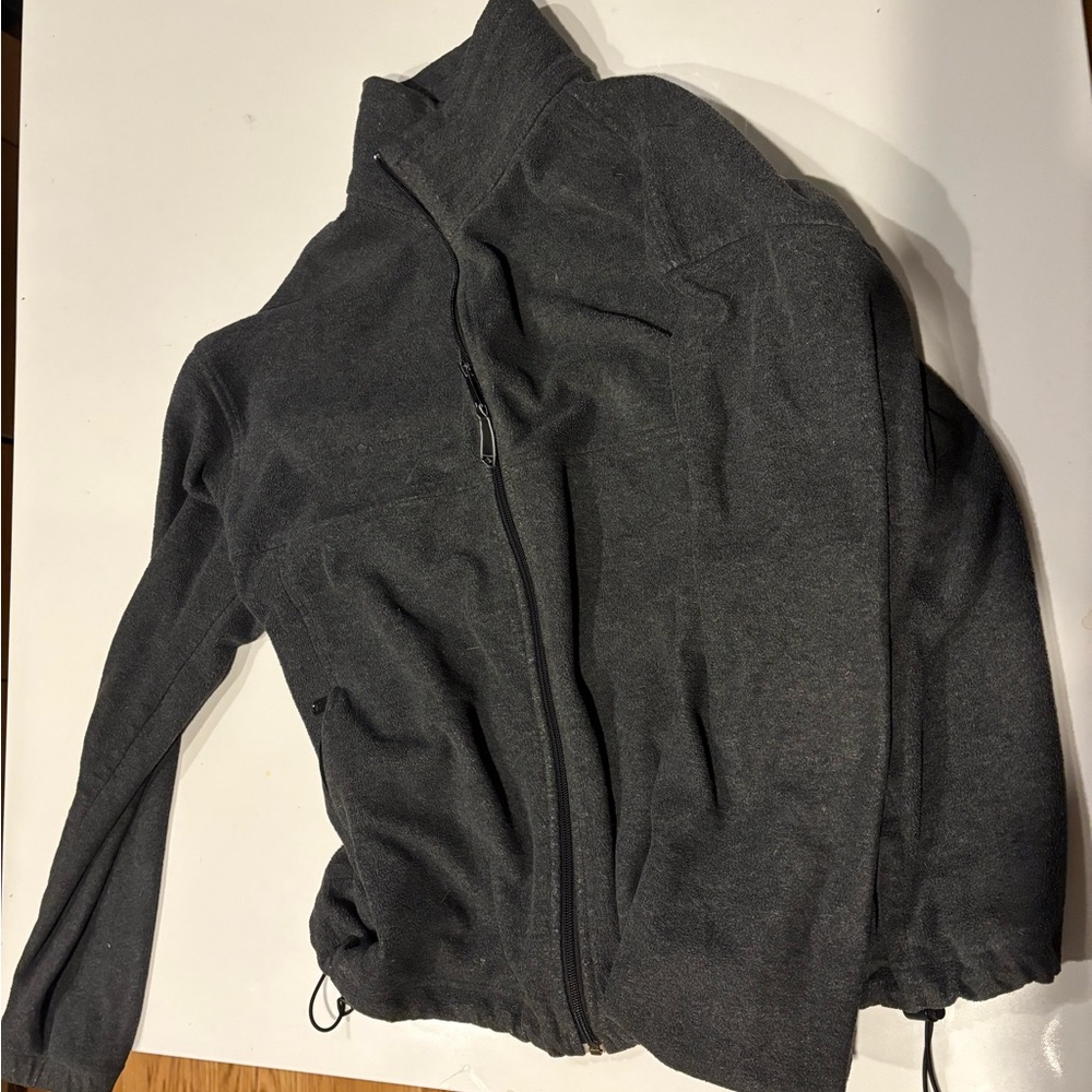 Dark Gray Zip-Up Jacket